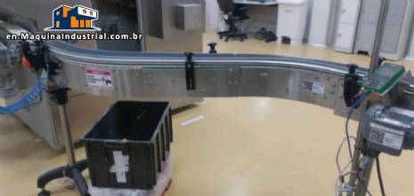 Divamaq modular curved conveyor belt