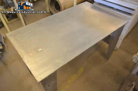 Stainless steel table for cooling candies and sweets