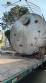 30,000 liter stainless steel storage tank with ladder