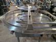 Masipack 1200 mm stainless steel rotating accumulator table