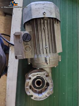 Geared motor, 0.21 kW motor, 1/40 reduction, worm gear reducer with hollow shaft, Bonfiglioli