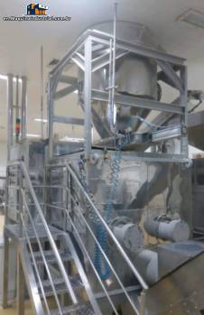 Kroma 1100 liter stainless steel mixing tank