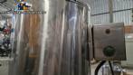 Electric stainless steel jacketed mixing tank