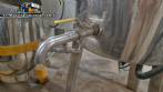 Electric stainless steel jacketed mixing tank