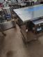 Stainless steel conveyor table with belt for accumulation assembly