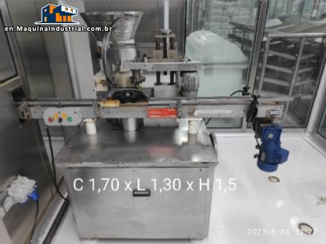 Cap crimping machine for bottles Cozzoli
