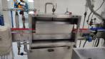 Line for brine filling manual product insertion and automatic capping