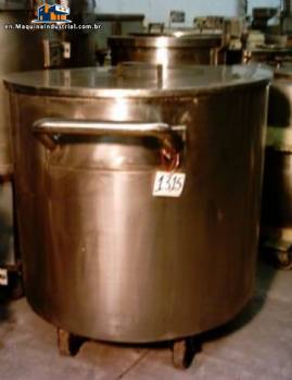 316 stainless jacketed tank