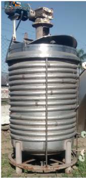 Stainless steel industrial tank mixer