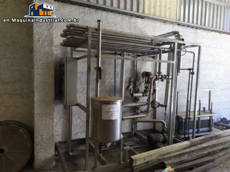 Plate pasteurizer 5000 liters/hour