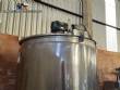 3,500 L stainless steel jacketed reactor tank