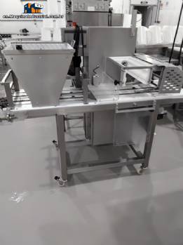 Stainless steel wire cutter for cheese bread forming machine with automatic tray filling PANITEC