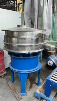 Circular vibrating screen in stainless steel, 2 stages