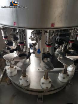 Rotary filling machine and capping machine Arbrs