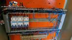 Stainless steel mixer with conveyor belt