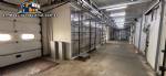 Industrial plant/refrigeration processing plant for deboning and processing meats and sausages.