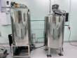 Jacketed mixing tank reactor with 300 liter chiller cooling tank