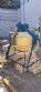 Tilting concrete mixer-type coating pan with blower for caramelization.