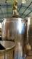 Stainless steel tank for 1,500 liters jacketed with agitator