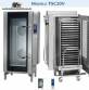 Industrial ovens combined in stainless steel