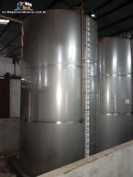 15,000 liter stainless steel storage tank