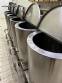 Stainless steel mixing and beating tanks with refrigeration for ice cream syrups