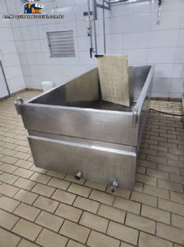 Stainless steel jacketed tank for cheese production 1500 liters
