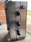 Programmable turbo oven in stainless steel, gas-powered.