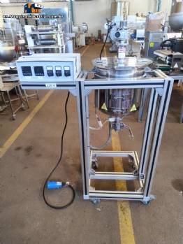 Metalquim 20 liters stainless steel pilot jacketed mixer