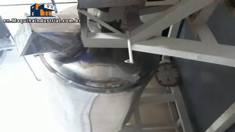 Stainless steel jacketed rotary mixer