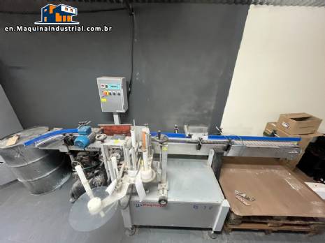 Automatic labeling machine for bottles and cylindrical jars with date coder Maqmundi