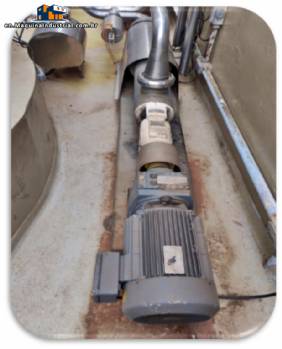 Helical positive pump in stainless steel 316 Netzsch 10 m / h