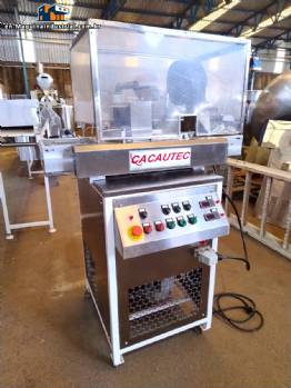 Cacautec tempering machine with coating machine