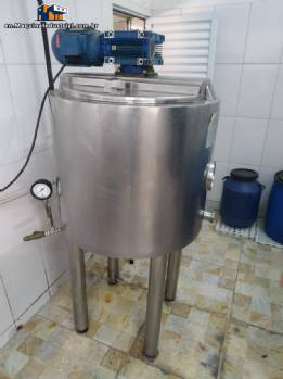 Mundinox stainless steel yogurt pasteurizing tank 200 liters