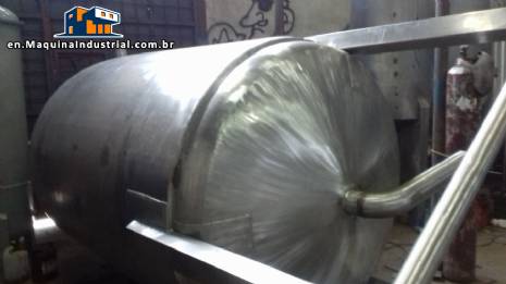 Stainless steel mixing tank 3000 L
