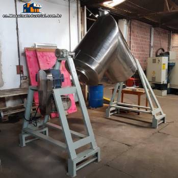 V-shaped mixer 500 liter stainless steel