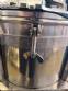 Stainless steel jacketed heating tank, 50 liters