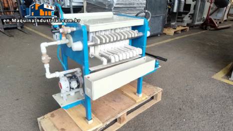 Master Pump 10-plate 250 x 250 mm filter press