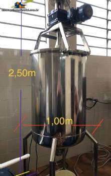 200 liter stainless steel mixing tank