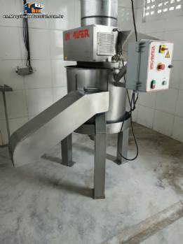Industrial onion and vegetable peeler in stainless steel Incalfer up to 1000 kg/hour