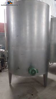 Stainless steel storage tank for 3,000 L Brasholanda