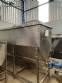 Stainless steel bagging storage silo with 2000 liter output screw conveyor