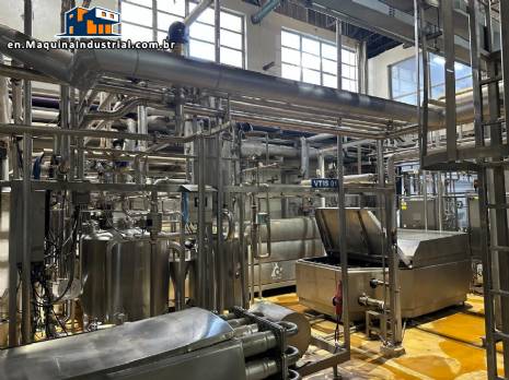UHT VTIS Tetra Pak system aseptic processing sterilization dairy milk 13,000 liters / hour