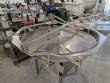 Masipack 1200 mm stainless steel rotating accumulator table