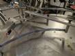 Masipack 1200 mm stainless steel rotating accumulator table