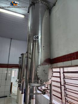 2,000 liter stainless steel tank