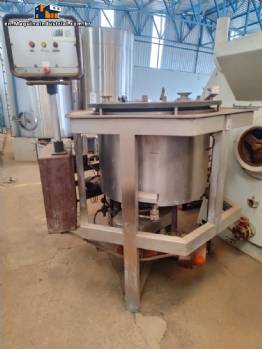 Stainless steel mixing tank for creams and thick products 400 liters