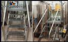 Complete kitchen for malt production.