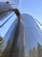 Vertical storage tank in AISI 304 stainless steel, 60,000 liters