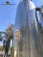 Vertical storage tank in AISI 304 stainless steel, 60,000 liters